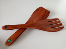 Load image into Gallery viewer, Large Rimu salad servers