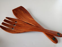 Load image into Gallery viewer, Large Rimu salad servers
